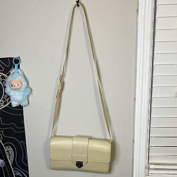 Yves Saint Laurent Vintage Cream Leather Bag - Picture 6 of 13